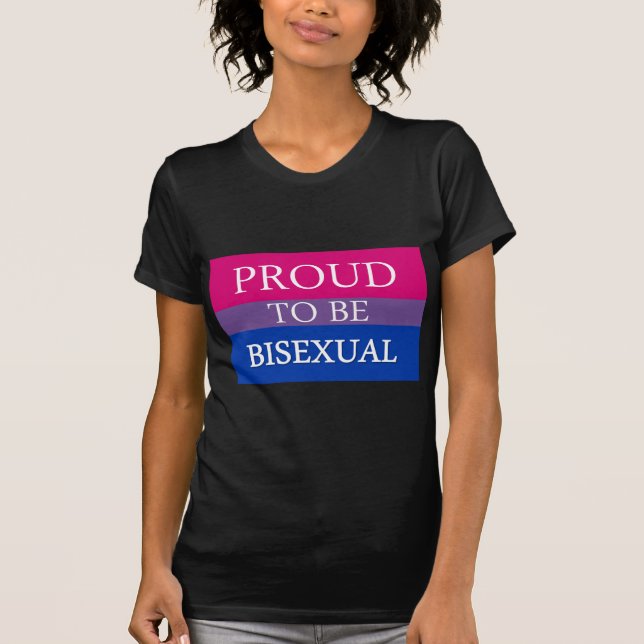 Camiseta Orgulloso ser bisexual (Anverso)