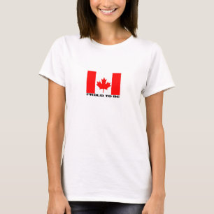 Camiseta Orgulloso ser canadiense