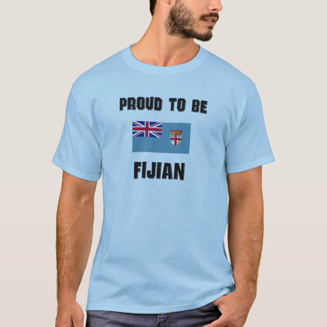 Camiseta Orgulloso ser FIJIAN (Anverso)