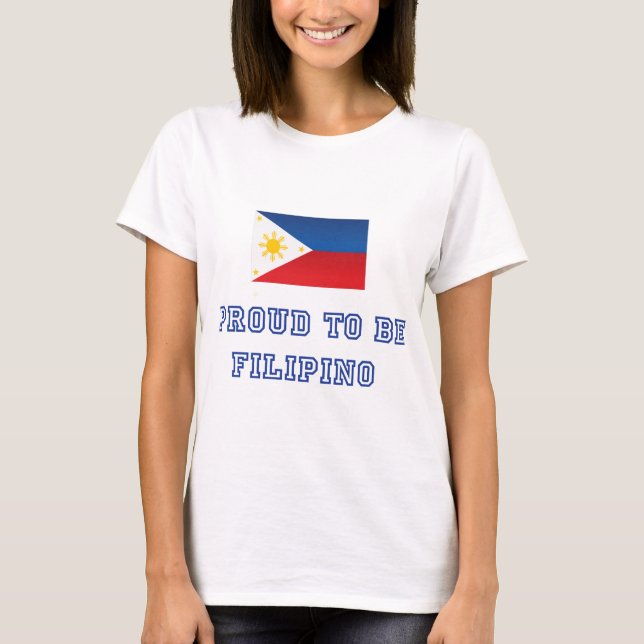 Camiseta Orgulloso ser filipino 2 (Anverso)