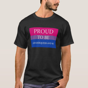 Camiseta Orgulloso ser Genderqueer y BI