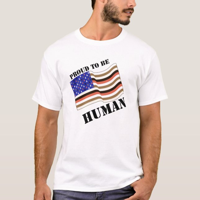 Camiseta Orgulloso ser humano (Anverso)
