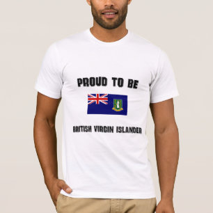 Camiseta Orgulloso ser ISLEÑO BRITÁNICO de la VIRGEN