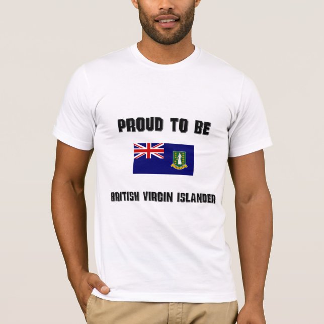 Camiseta Orgulloso ser ISLEÑO BRITÁNICO de la VIRGEN (Anverso)