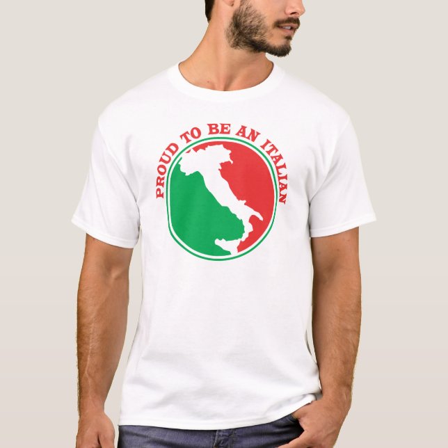 Camiseta Orgulloso ser italiano (Anverso)