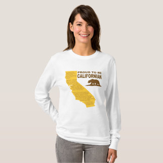Camiseta Orgulloso ser LT de LongSleeve del Californian