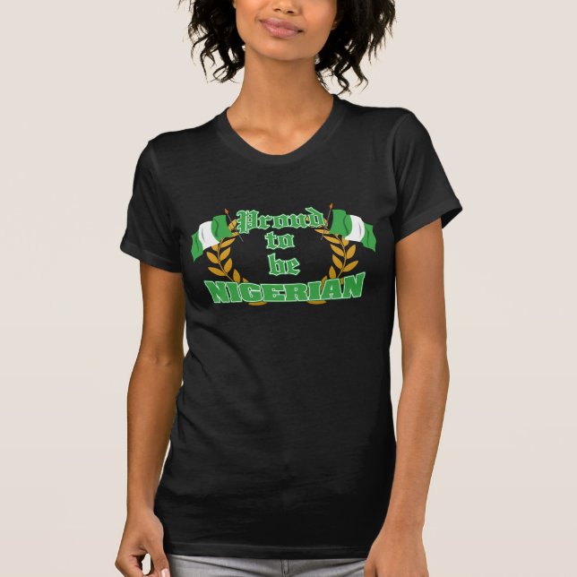Camiseta Orgulloso ser nigeriano (Anverso)