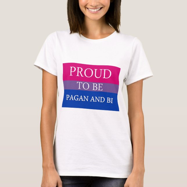 Camiseta Orgulloso ser pagano y BI (Anverso)