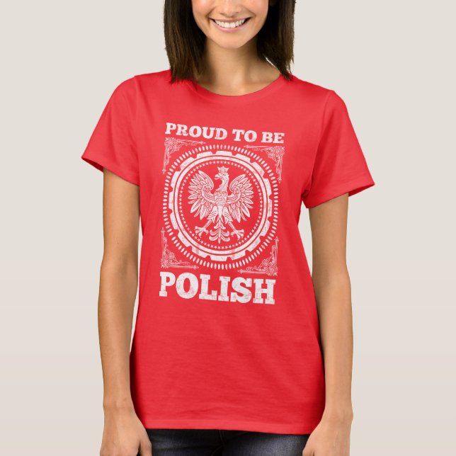 Camiseta Orgulloso ser polaco (Anverso)