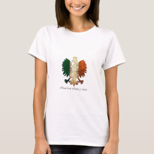 Camiseta Orgulloso ser polaco y irlandés