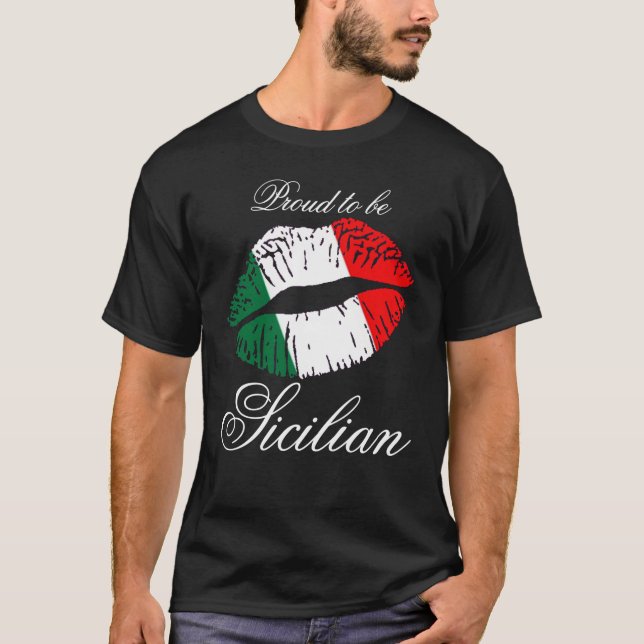 Camiseta Orgulloso ser siciliano (Anverso)