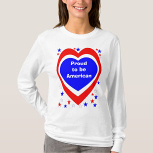 Camiseta Orgulloso ser sudadera con capucha larga americana