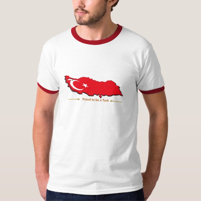 Camiseta orgulloso ser turco (Anverso)