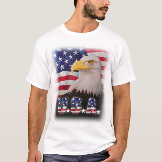 Camiseta Orgulloso ser un americano (Anverso)