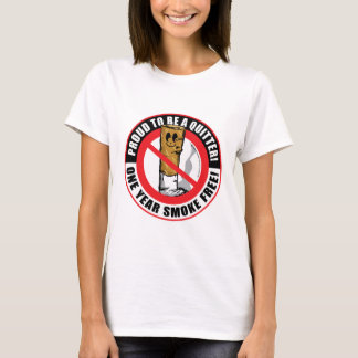 Camiseta Orgulloso ser un Quitter 1 año