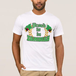 Camiseta Orgulloso ser zambiano