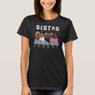 Camiseta Orgulloso Sistas Negros Reina Melanin Afro Amer Af