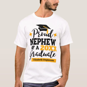 Camiseta Orgulloso sobrino 2022 de graduado tassel de oro n
