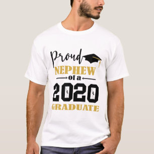 Camiseta Orgulloso sobrino de un graduado de 2020