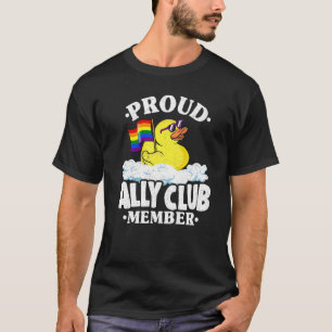 Camiseta Orgulloso socio del club de aliados Rubber Duque G