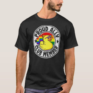 Camiseta Orgulloso socio del club de aliados Rubber Duque G