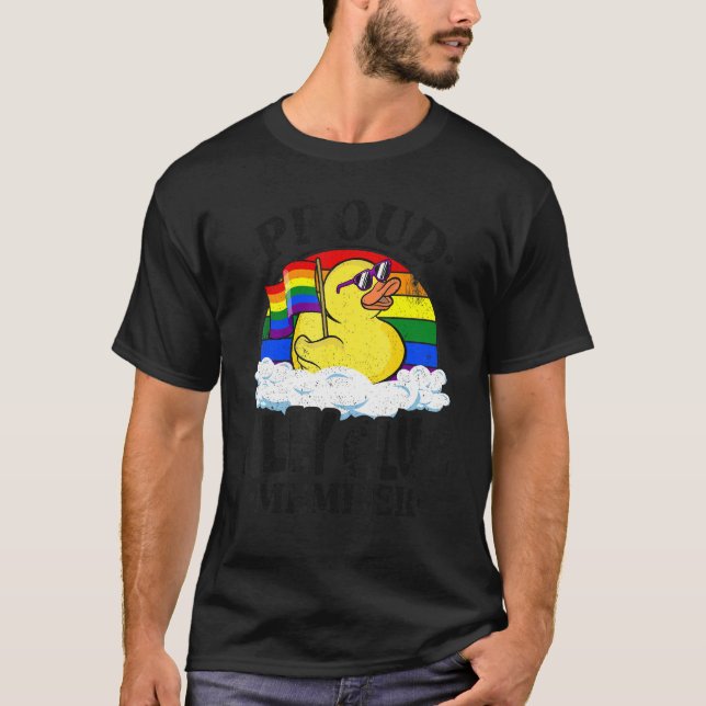Camiseta Orgulloso socio del club de aliados Rubber Duque G (Anverso)