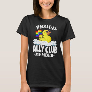 Camiseta Orgulloso socio del club de aliados Rubber Duque G
