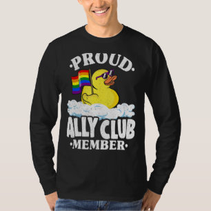 Camiseta Orgulloso socio del club de aliados Rubber Duque G