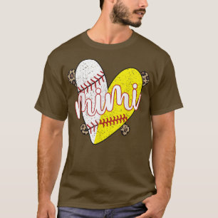 Camiseta Orgulloso Softball Mimi Grandma T-Shirt