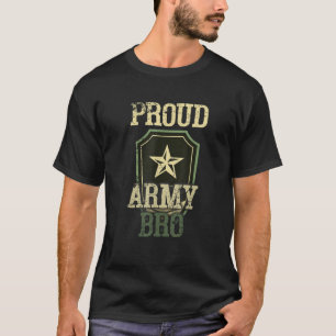 Camiseta Orgulloso soldado de ejército hermano militar esta