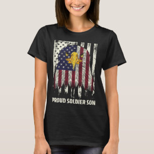 Camiseta Orgulloso soldado son patriotas estadounidenses pa