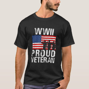 Camiseta Orgulloso T Shir, veterano de la Segunda Guerra Mu