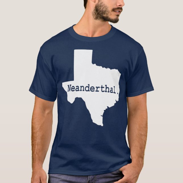 Camiseta Orgulloso Texas Neanderthal (Anverso)