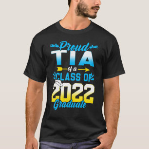 Camiseta Orgulloso Tia De Una Clase De 2022 Graduado Superi