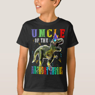 Camiseta Orgulloso TÍO De La Dinosauria Del Cumpleaños Saur