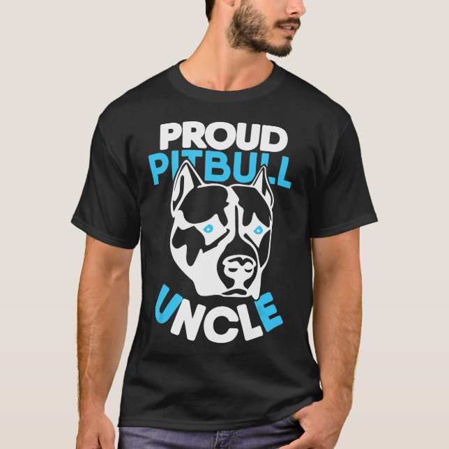Camiseta Orgulloso tío de Pitbull (Anverso)