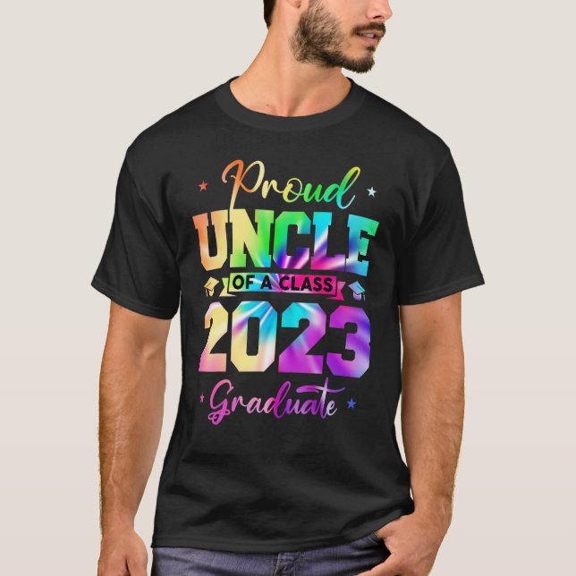 Camiseta Orgulloso tío de un graduado de 2023 Ti de familia (Anverso)