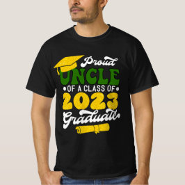 Camiseta Orgulloso TÍO de una clase de oro retro graduado 2