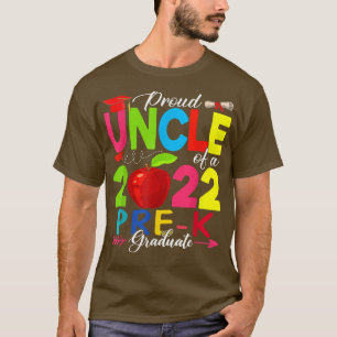 Camiseta Orgulloso Tío De Una Familia Graduada De Preescola