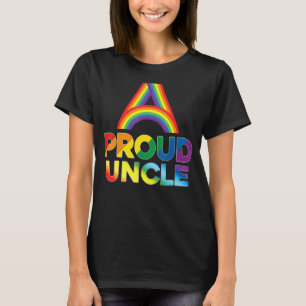 Camiseta Orgulloso tío Lgbt Orgullo Gay Lesbiana Arcoiris C