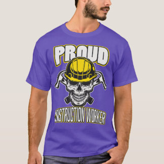 Camiseta Orgulloso trabajador de la construcción