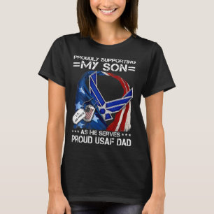Camiseta Orgulloso USAF Patrocinado de la Fuerza Aérea de P