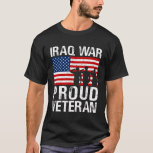 Camiseta Orgulloso veterano de la guerra de Irak