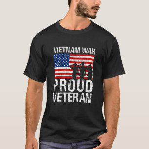 Camiseta Orgulloso veterano de la guerra de Vietnam