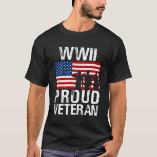 Camiseta Orgulloso Veterano De La Segunda Guerra Mundial De