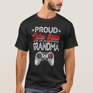 Camiseta Orgulloso videojuego abuela amante del deporte en 