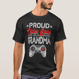 Camiseta Orgulloso videojuego abuela amante del deporte en