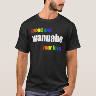 Camiseta Orgulloso Y Desearía Tu Orgullo Lgbt