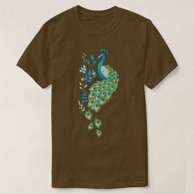 Camiseta Orgulloso zoológico Animal India Pájaros (Diseño del anverso)
