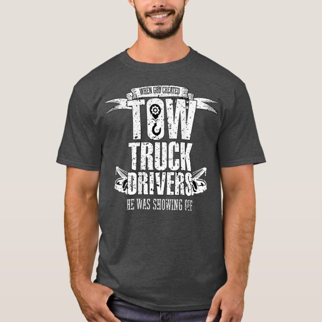 Camiseta Orgullosos Conductores De Camiones De Vapor (Anverso)